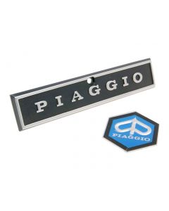 Emblem und Schriftzug Piaggio für Kaskade für Vespa PX, PE 80, 125, 200