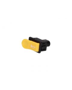 Hupenknopf schwarz / gelb für Piaggio, Gilera, Ape