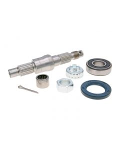 Radwelle Reparatursatz 143mm komplett für Piaggio, Vespa 125, 150ccm 2-Takt (-1999)