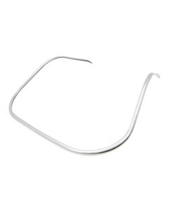 Kantenschutz / Schlitzrohr Beinschild für Vespa 50, 90, 125 Primavera