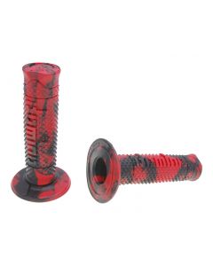 Griffe Satz Domino A260 Off-Road Snake schwarz / rot