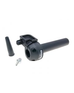 Gasgriff Domino Kurzhub 3,6°/ 74mm schwarz - universal