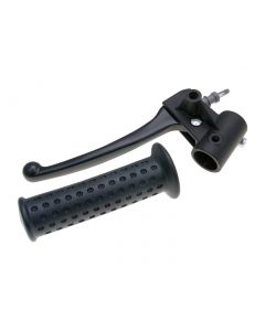 Bremsarmatur links mit Bremshebel und Griffgummi für Piaggio Easy Moving, SKR, Zip Base, Fast Rider, RST