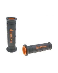 Griffe Satz Domino A250 On-Road schwarz / orange mit offenen Enden