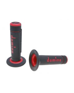 Griffe Satz Domino A020 Off-Road Halbwaffel schwarz / rot