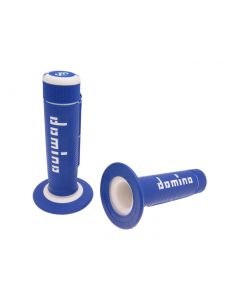 Griffe Satz Domino A020 Off-Road Halbwaffel blau / weiß