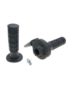 Gasgriff Set Domino Kurzhub Enduro 2,3°/ 46mm schwarz - universal