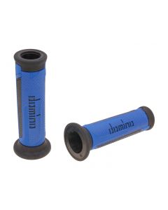 Griffe Satz Domino A350 On-Road blau / schwarz mit offenen Enden