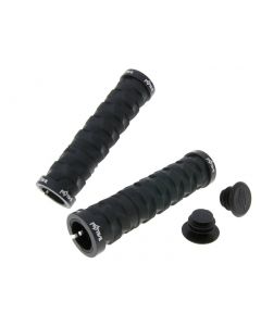 n8tive Doppel Lock-On Griff Set ROCK 130mm - schwarz