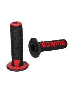 Griffe Satz Domino A360 Off-Road schwarz / rot