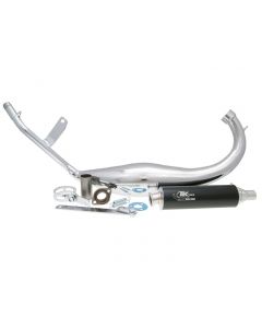 Auspuff Turbo Kit Carreras 50 Road Chrom für Derbi D50B0, EBE, EBS