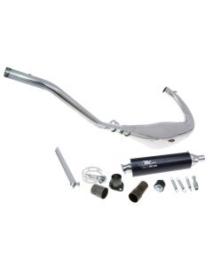 Auspuff Turbo Kit Carreras 80 Chrom für Rieju RS2 Matrix 50