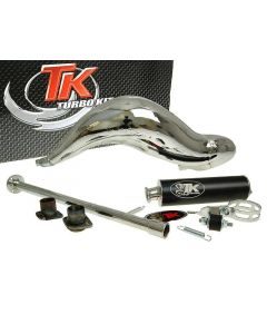 Auspuff Turbo Kit Carreras 80 Chrom für Derbi GPR 50 (05-), Aprilia RS D50B0