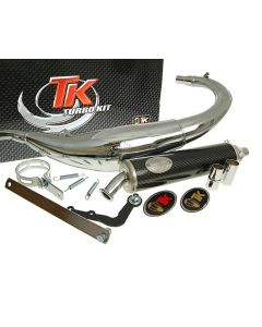 Auspuff Turbo Kit Bajo RQ Chrom für Yamaha DT50 (04-), MBK X-Limit 04-