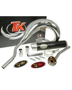 Auspuff Turbo Kit Bufanda RQ Chrom für Aprilia RX 50 (99-05)