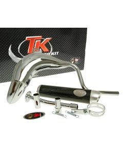 Auspuff Turbo Kit Bufanda RQ Chrom für Rieju RRX50 (06-), SMX, MRX, Spike 06-