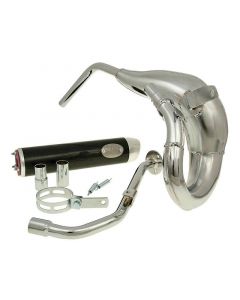 Auspuff Turbo Kit Bufanda RQ Chrom für MH Furia RYZ 50 Pro (07-12)