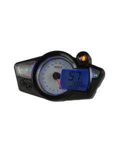 Multifunktions-Tachometer Koso RX1N GP Style weiß-blau