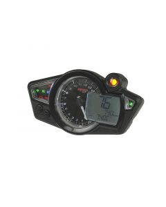 Multifunktions-Tachometer Koso RX1N GP Style schwarz-weiß