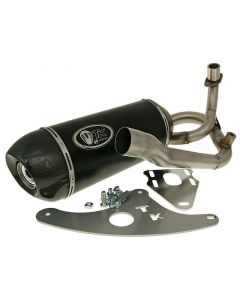 Auspuff Turbo Kit GMax Carbon H2 4T für Vespa S 125, 150 4T