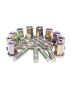 Stehbolzen Muttern Set Naraku M8 x M8 - 10 Stück