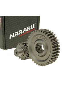 Getriebe sekundär Naraku Racing 18/36 +35% für GY6 125/150ccm 152/157QMI