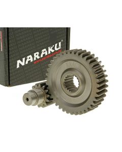 Getriebe sekundär Naraku Racing 14/39 +10% für GY6 125/150ccm 152/157QMI