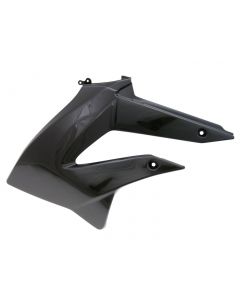 Tankverkleidung links OEM schwarz für Derbi Senda 2011-, Gilera RCR, SMT