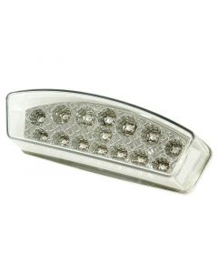 Rücklicht LED Klarglas für Malaguti F12, Derbi