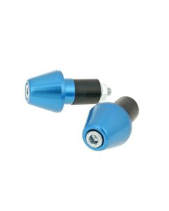 Lenkerende Vibrationsdämpfer Short 17,5mm - blau