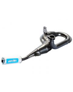 Auspuff Polini mit Alu-Endschalldämpfer für LML Star Deluxe, Vespa PX 125, 150 2T